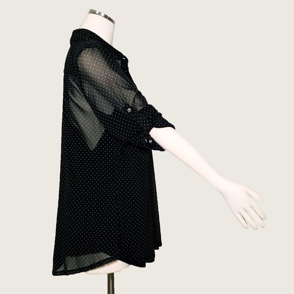 INC International Concepts Blouse with Built-In Tank NWOT - Picture 5 of 8